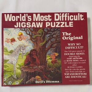 Buffalo Games World's Most Difficult Jigsaw Puzzle - Devil's Dilemma